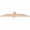 Ekena Millwork Eugene Smooth Timber Gable Bracket, Douglas Fir, 36"W x 7"H x 1 1/2"D x 3 1/2"F, 5/12 Pitch GBW036X07X0204EUG00SDF - alternate 3